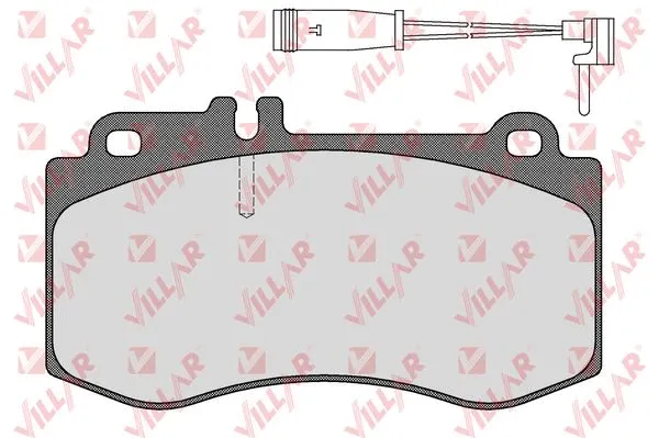 Brake Pad Set, disc brake (626.1592A)
