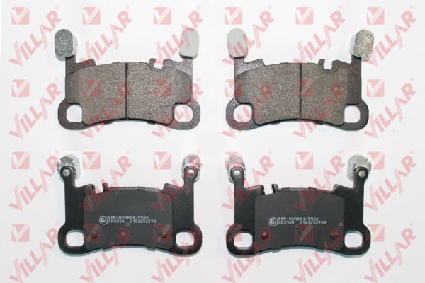 Brake Pad Set, disc brake (626.2190)