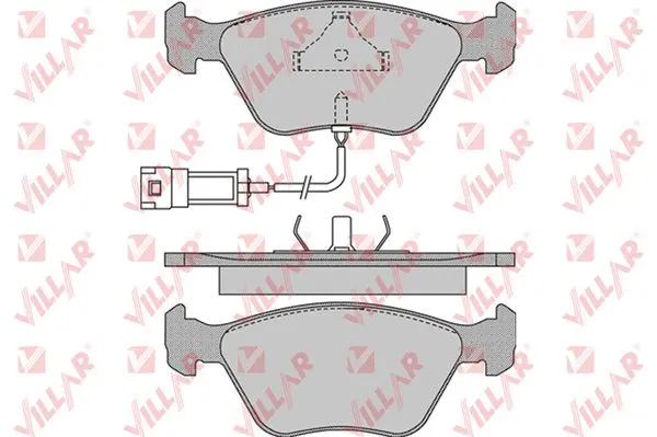 Brake Pad Set, disc brake (626.0978)