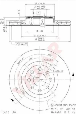 Brake Disc (628.1574)