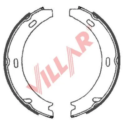 Brake Shoe Set, parking brake (629.0887)