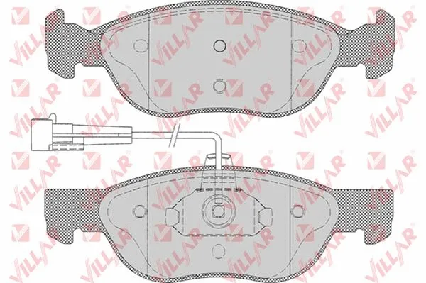 Brake Pad Set, disc brake (626.0496)