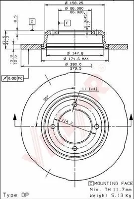 Brake Disc (628.1261)