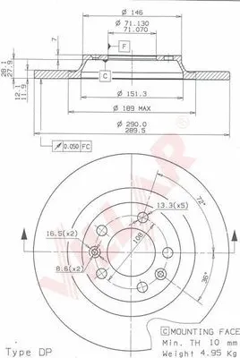 Brake Disc (628.1128)