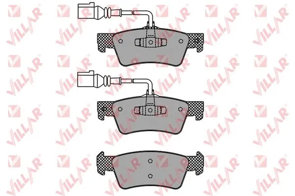 Brake Pad Set, disc brake (626.1667)