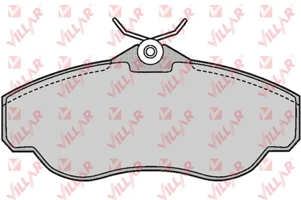 Brake Pad Set, disc brake (626.0728)