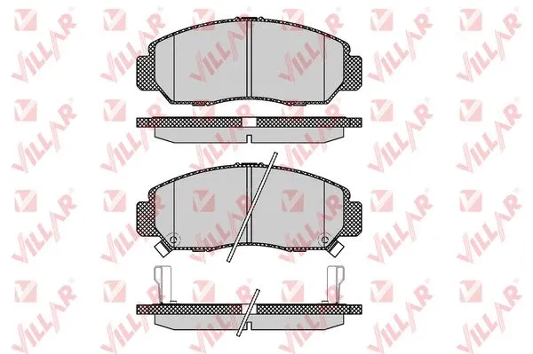 Brake Pad Set, disc brake (626.1071)