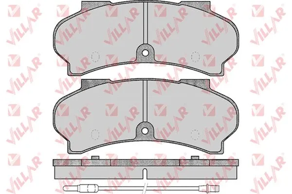 Brake Pad Set, disc brake (626.0411)