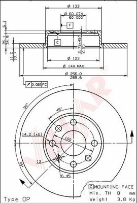 Brake Disc (628.1021)