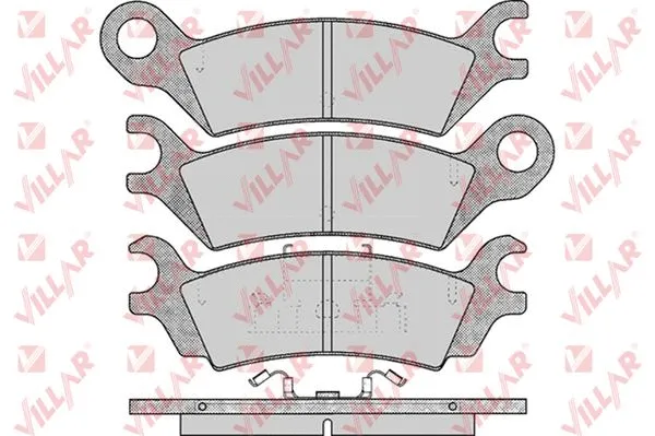 Brake Pad Set, disc brake (626.0369)