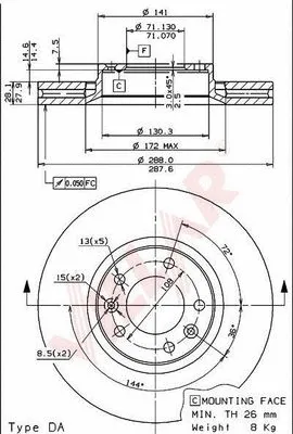 Brake Disc (628.1385)