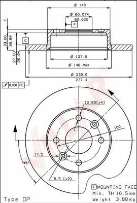 Brake Disc (628.1142)