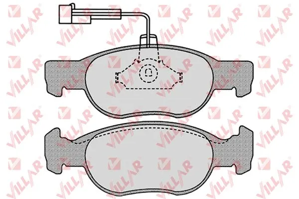 Brake Pad Set, disc brake (626.0652)