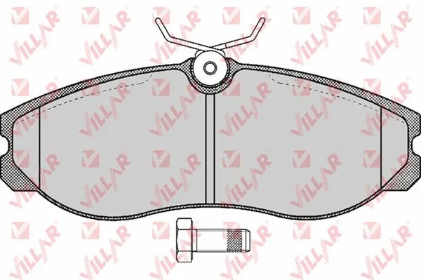 Brake Pad Set, disc brake (626.0470)