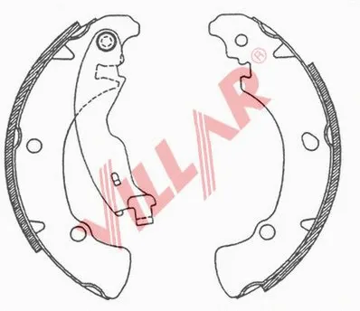 Brake Shoe Set (629.0681)