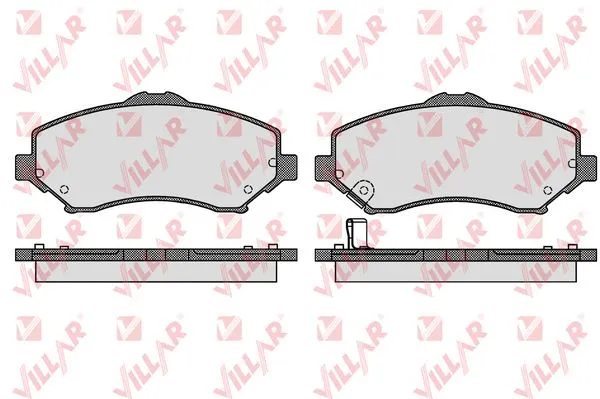 Brake Pad Set, disc brake (626.1548)