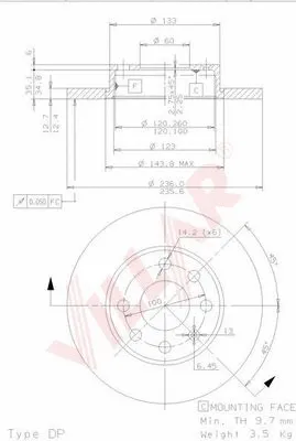 Brake Disc (628.0484)