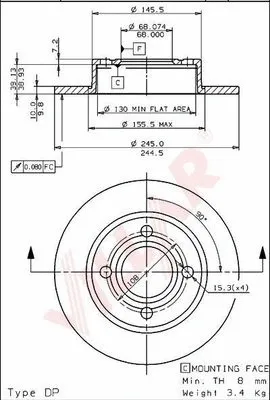 Brake Disc (628.2127)