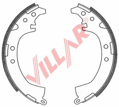 Brake Shoe Set (629.0776)