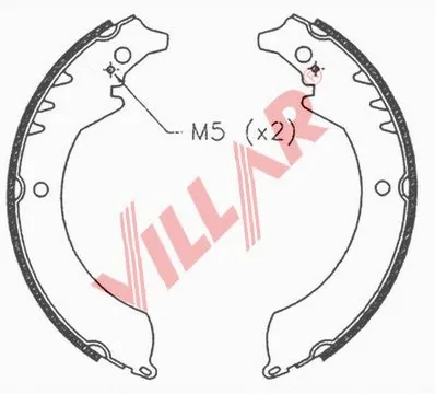 Brake Shoe Set (629.0679)