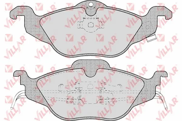 Brake Pad Set, disc brake (626.0698)