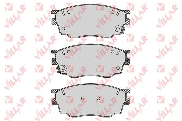 Brake Pad Set, disc brake (626.0877)