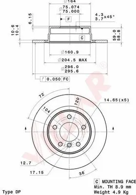 Brake Disc (628.2145)