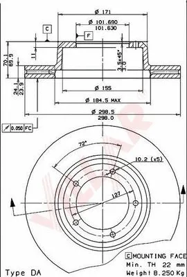 Brake Disc (628.1444)