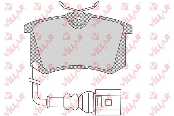Brake Pad Set, disc brake (626.0853)