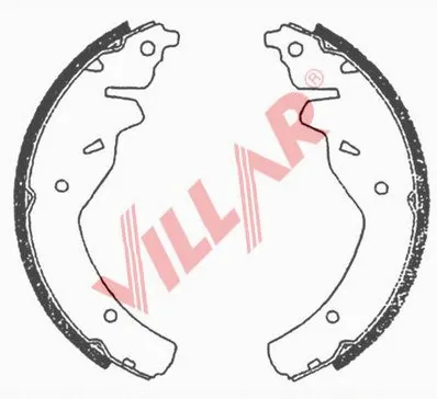 Brake Shoe Set (629.0699)