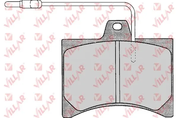 Brake Pad Set, disc brake (626.0195)