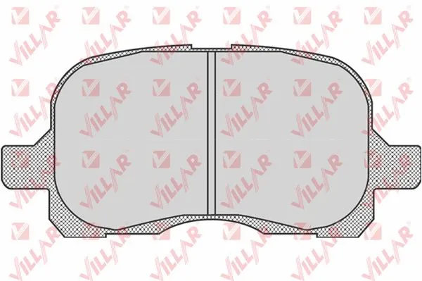 Brake Pad Set, disc brake (626.0768)