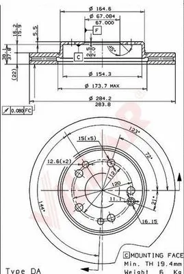 Brake Disc (628.0427)