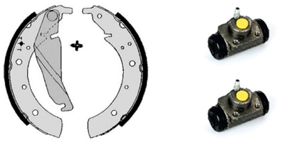 Brake Shoe Set (608.8385)