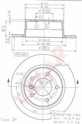Brake Disc (628.1878)
