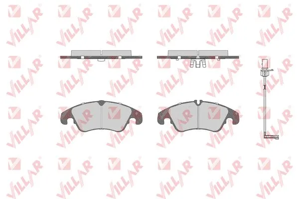 Brake Pad Set, disc brake (626.1420A)