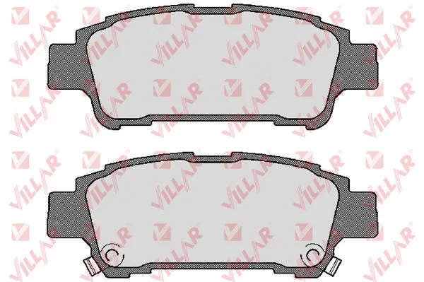 Brake Pad Set, disc brake (626.0996)