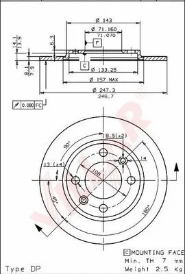 Brake Disc (628.1121)