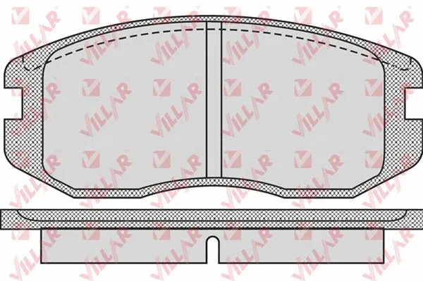 Brake Pad Set, disc brake (626.0932)