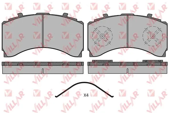 Brake Pad Set, disc brake (626.1742)