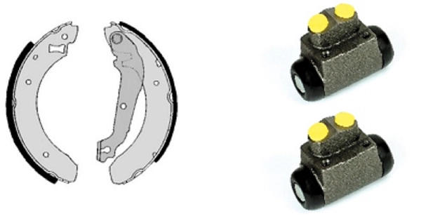 Brake Shoe Set (608.7842)