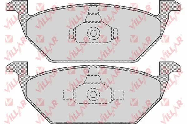 Brake Pad Set, disc brake (626.0730)
