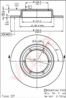 Brake Disc (628.1380)