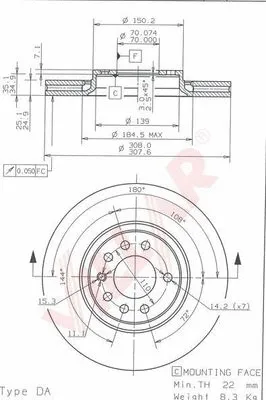 Brake Disc (628.1810)