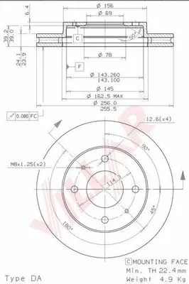 Brake Disc (628.1400)