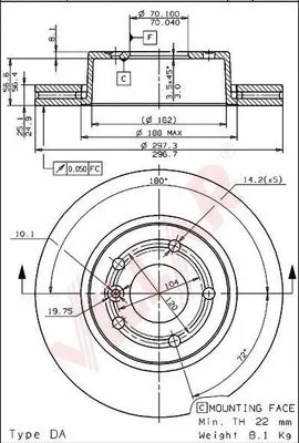 Brake Disc (628.1441)