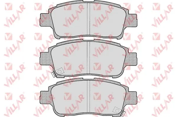 Brake Pad Set, disc brake (626.0700)