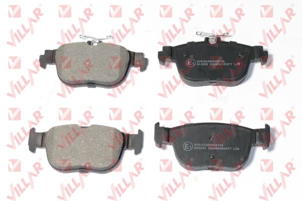 Brake Pad Set, disc brake (626.2277)