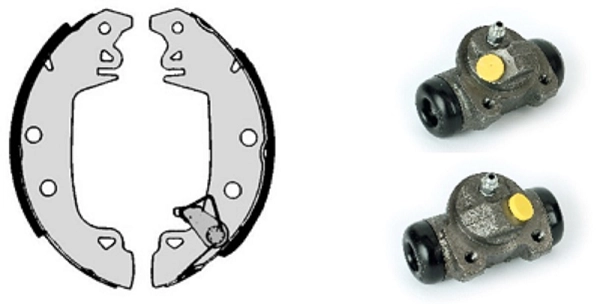 Brake Shoe Set (608.8378)