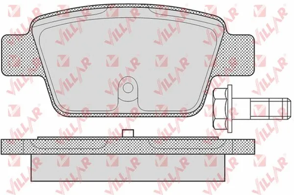 Brake Pad Set, disc brake (626.0780)